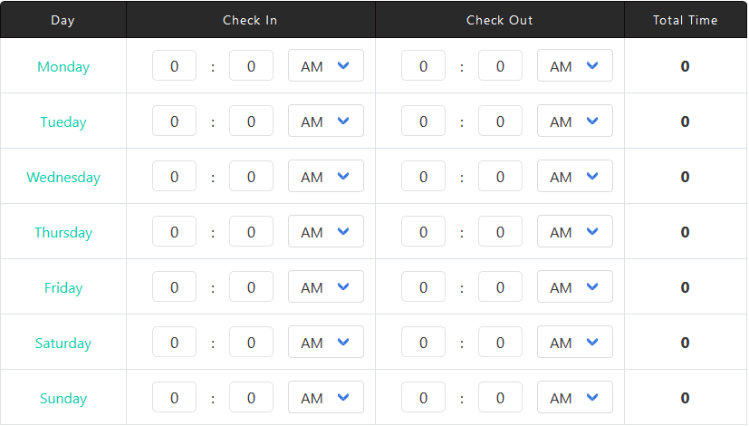 Free Time Card Calculator